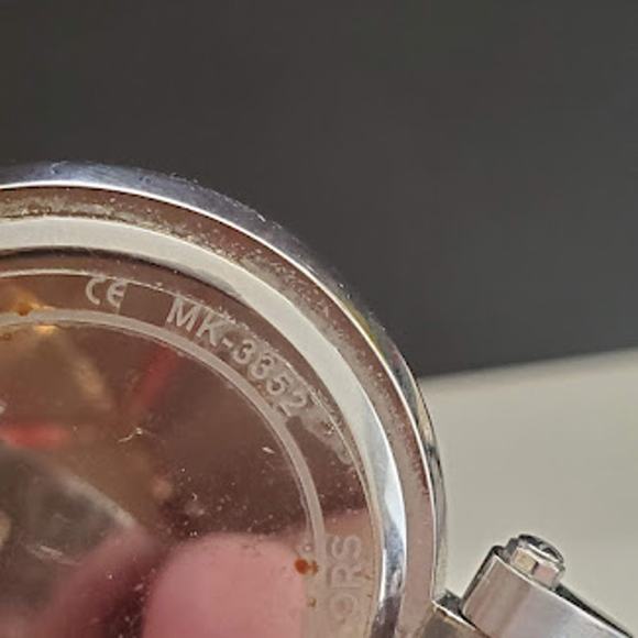 Michael Kors Women's Watch Darcy Silver Tone Pink Dial Crystals MK3352 39mm‎ - Picture 6 of 9